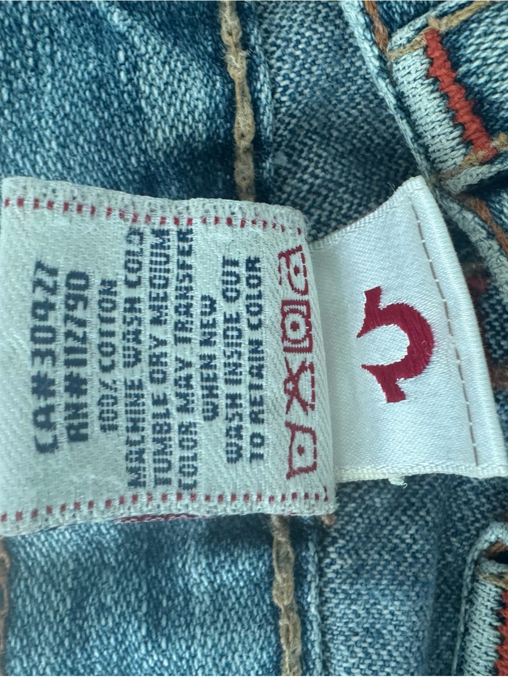 True Religion Blue Bootcut Jeans with Embroidered Pocket Detail - Picture 4 of 6